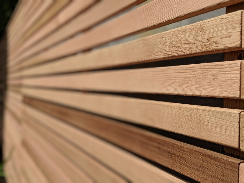 Know Your Wood Part One The Benefits Of Cedar Slatted Screen Fencing