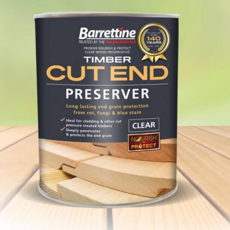 Our timber cut end preserver is specially formulated for the treatment of vulnerably exposed end grain.