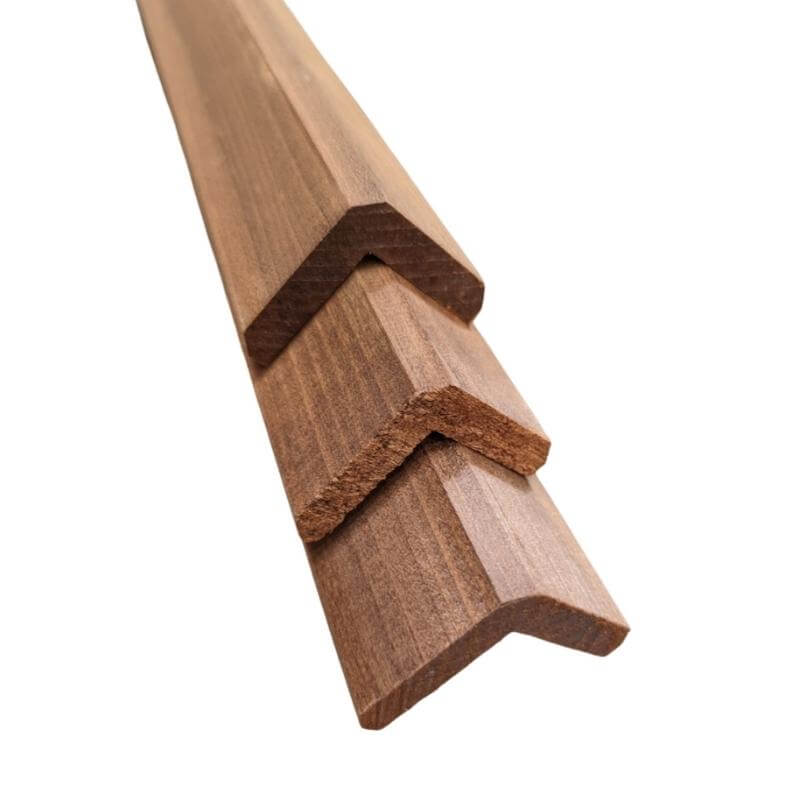 Our Tulip Wood corner trims are available in 8ft lengths