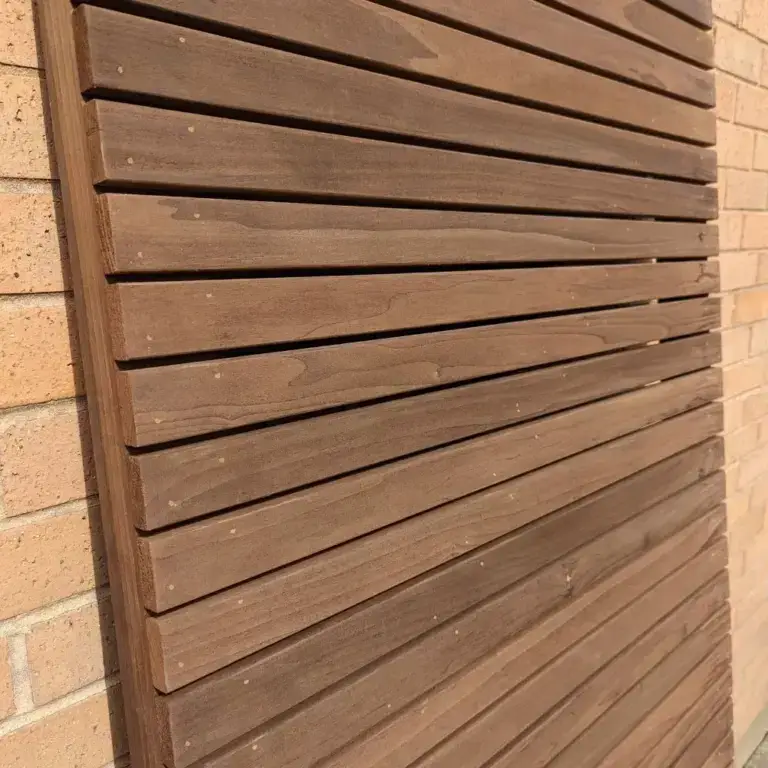 The tulip wood gates are designed to compliment the slatted fence panels and bin stores within our portfolio.